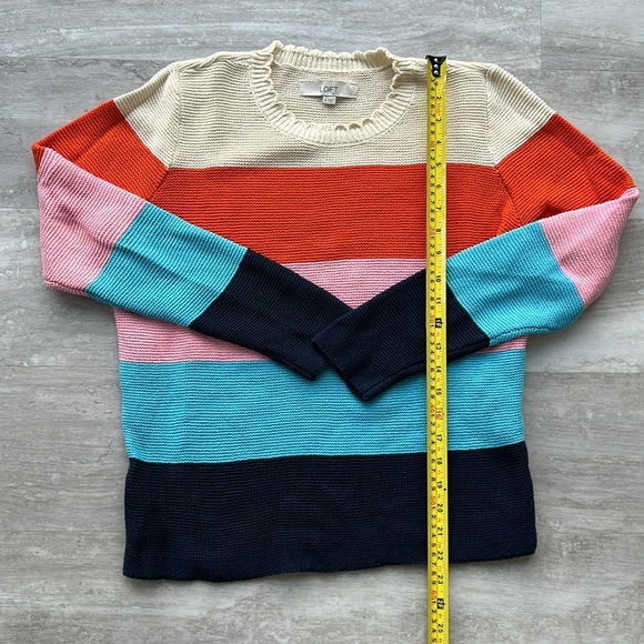 Loft Color Block Sweater - Picture 3 of 6